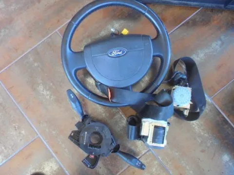 Σετ Αερόσακων Εμπρός (με Ταμπλό) ΜΕ ΚΑΠΑΚΙ 2ΦΥΣΟ για FORD FIESTA (2002 - 2005) Mk5a *Γ* -  Σετ Αερόσακων Εμπρός (με Ταμπλό) ΜΕ ΚΑΠΑΚΙ 2ΦΥΣΟ για FORD FIESTA (2002 - 2005) Mk5a *Γ* -