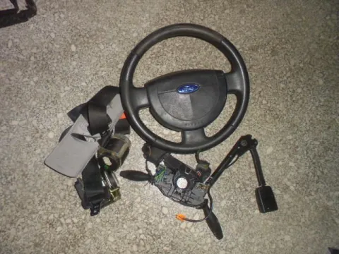 Σετ Αερόσακων Εμπρός (με Ταμπλό) ΜΕ ΚΑΠΑΚΙ 2ΦΥΣΟ για FORD FIESTA (2002 - 2005) Mk5a *Γ* -  Σετ Αερόσακων Εμπρός (με Ταμπλό) ΜΕ ΚΑΠΑΚΙ 2ΦΥΣΟ για FORD FIESTA (2002 - 2005) Mk5a *Γ* -