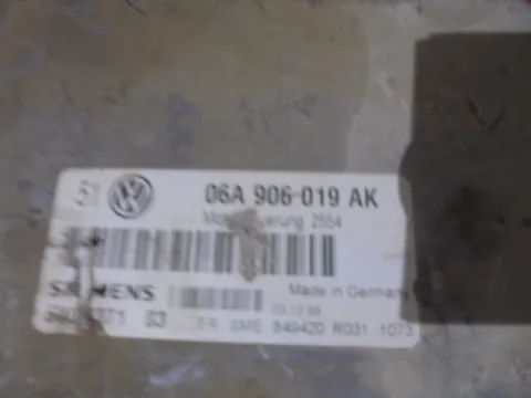 Εγκέφαλος Κινητήρα 06A906019AK για VW BORA (1998 - 2005) ΤΕΛΑΡΟ 2*253649 - 