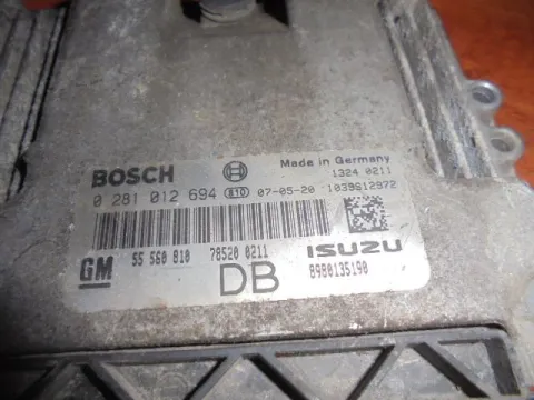 Εγκέφαλος Κινητήρα 0281012694/55560810 για OPEL ASTRA (2004 - 2007) H 1700 (Z 17 DTH) diesel 100 ΤΕΛΑΡΟ 1*245226 -  Εγκέφαλος Κινητήρα 0281012694/55560810 για OPEL ASTRA (2004 - 2007) H 1700 (Z 17 DTH) diesel 100 ΤΕΛΑΡΟ 1*245226 -