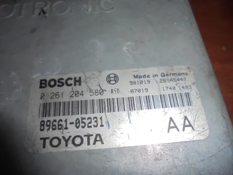 Εγκέφαλος Κινητήρα 0261204580/8966105231 για TOYOTA AVENSIS (1997 - 2000) (T220) ΤΕΛΑΡΟ 1*245616 -  Εγκέφαλος Κινητήρα 0261204580/8966105231 για TOYOTA AVENSIS (1997 - 2000) (T220) ΤΕΛΑΡΟ 1*245616 -