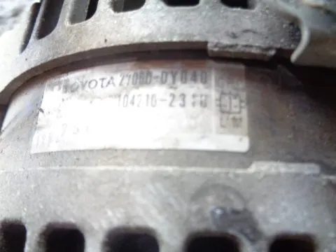 Δυναμό - Εναλλάκτης 270600Y040για TOYOTA YARIS (2012 - 2014) ( ) 1400 Diesel D4-D 90hp (1ND) -  Δυναμό - Εναλλάκτης 270600Y040για TOYOTA YARIS (2012 - 2014) ( ) 1400 Diesel D4-D 90hp (1ND) -