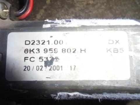 Γρύλος Παραθύρου Μοτερ Εμπρός Δεξί 2pin για SEAT IBIZA (1999 - 2002) (6K) -  Γρύλος Παραθύρου Μοτερ Εμπρός Δεξί 2pin για SEAT IBIZA (1999 - 2002) (6K) -