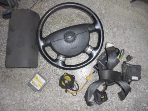 Σετ Αερόσακων Εμπρός (χ.Ταμπλό Χ. Αριστερή Ζώνη ) για CHEVROLET - DAEWOO KALOS (2003 - 2004) (T200) *Γ*