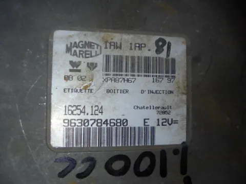 Εγκέφαλος Κινητήρα 9630784680 για PEUGEOT 106 (1992 - 1995) (1A) (1C) , (1996 - 2003) ΤΕΛΑΡΟ 1 *244206* -  Εγκέφαλος Κινητήρα 9630784680 για PEUGEOT 106 (1992 - 1995) (1A) (1C) , (1996 - 2003) ΤΕΛΑΡΟ 1 *244206* -