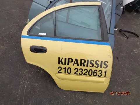 Πόρτα Πίσω Δεξιά για NISSAN ALMERA (2000 - 2002) (N16) Sedan - 4dr , (2002 - 2006) (N16) *ΔΒ* Πόρτα Πίσω Δεξιά για NISSAN ALMERA (2000 - 2002) (N16) Sedan - 4dr , (2002 - 2006) (N16) *ΔΒ*