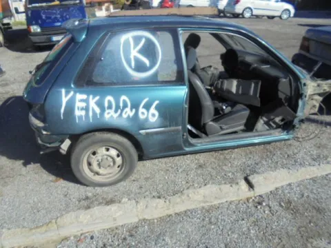 Τροπέτο Αμάξι κομπλέ Με Πίσω Άξονα Ταμπούρα Με 2 Ζαντολάστιχα 165/70/13 για TOYOTA STARLET (1990 - 1995) (EP80-2) Hatchback - 3dr *ΔΒ* - 