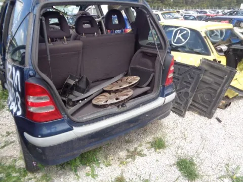 Τροπέτο Αμάξι κομπλέ Με Μηχανή Και Σασμάν Με Πίσω Άξονα Ταμπούρα για MERCEDES A - CLASS (1997 - 2000) (W168) 1400 ((M166.940)) Petrol 82 A 140 *ΔΒ* - 