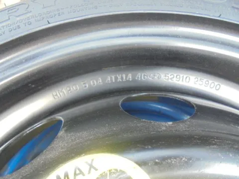 Ζαντολάστιχο ΡΕΖΕΡΒΑ HANKOOK 105/70/R14 για TOYOTA YARIS (2006 - 2009) (KL9) *Δ* -  Ζαντολάστιχο ΡΕΖΕΡΒΑ HANKOOK 105/70/R14 για TOYOTA YARIS (2006 - 2009) (KL9) *Δ* -