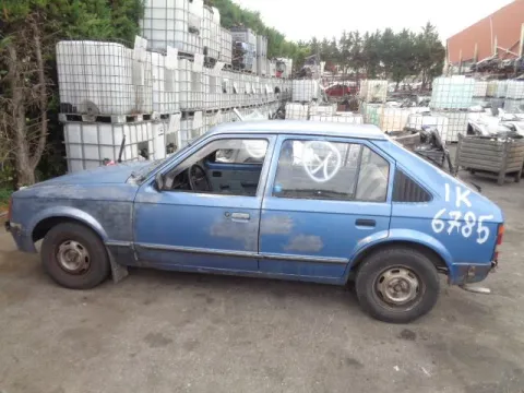 Τροπέτο Αμάξι κομπλέ Με Μηχανή και Σασμάν 12SC Με Πίσω Άξονα Ταμπούρα Με 4 Ζαντολάστιχα 175/70/R18 για OPEL KADETT D (1979 - 1984) Hatchback - 5dr 1200 (S12C) Petrol 60hp *ΔΒ*  - 