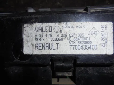 Χειριστήρια Καλοριφέρ 7700435400 για RENAULT SCENIC (1999 - 2003) (JA) -  Χειριστήρια Καλοριφέρ 7700435400 για RENAULT SCENIC (1999 - 2003) (JA) -