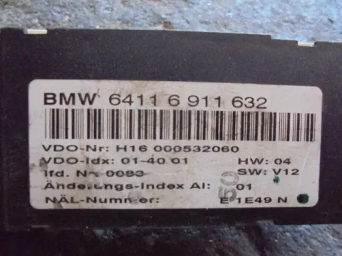 Χειριστήρια Καλοριφέρ 64116911632 για BMW 3 Series (1999 - 2003) (E46) -  Χειριστήρια Καλοριφέρ 64116911632 για BMW 3 Series (1999 - 2003) (E46) -
