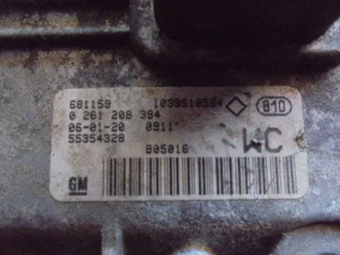 Εγκέφαλος Κινητήρα 0261208394 για OPEL CORSA (2004 - 2006) C ΤΕΛΑΡΟ *17* -  Εγκέφαλος Κινητήρα 0261208394 για OPEL CORSA (2004 - 2006) C ΤΕΛΑΡΟ *17* -