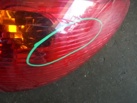 Φανάρι Πίσω Δεξί (Ραγισμένο) για PEUGEOT 206 (2000 - 2008) CC Cabrio - 2dr - 