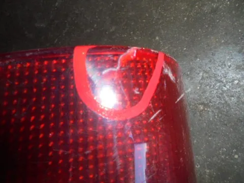 Φανάρι Πίσω Δεξί (Μονόφυλλη) (Ραγισμένο) για CITROEN BERLINGO (1996 - 2002) I (MF) , PEUGEOT PARTNER (1996 - 2002) - 