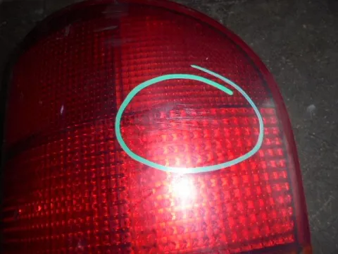Φανάρι Πίσω Δεξί (Ραγισμένο) για VW CADDY (1996 - 2004) (9K9A) , SEAT INCA (1996 - 2004) (6K) - 