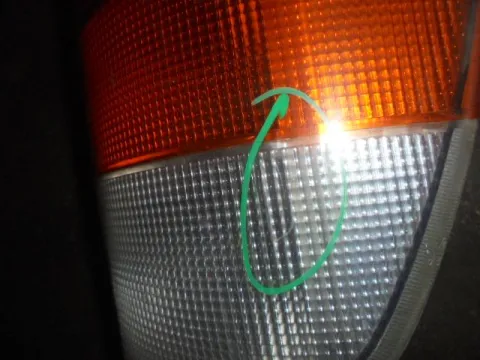 Φανάρι Πίσω Δεξί (Ραγισμένο) για VW CADDY (1996 - 2004) (9K9A) , SEAT INCA (1996 - 2004) (6K) - 