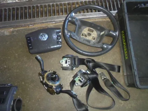 Σετ Αερόσακων Εμπρός (με Ταμπλό) Χ. Ζώνες (Ελαττωματικό Ταμπλο) για VW TOUAREG (2003 - 2006) (7L) *Γ* - 