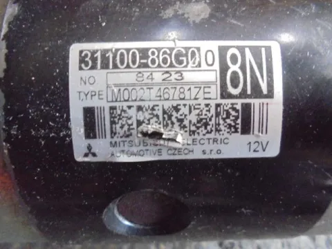 Μίζα 31100-86G0 M002T46781ZE για SUZUKI IGNIS (2003 - 2008) (RM)  - 