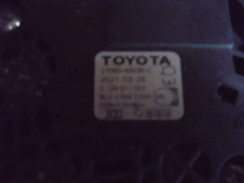Δυναμό - Εναλλάκτης για TOYOTA AYGO (2017 - ) 1000 Petrol (1KR) VVT-i 75hp  -  Δυναμό - Εναλλάκτης για TOYOTA AYGO (2017 - ) 1000 Petrol (1KR) VVT-i 75hp  -