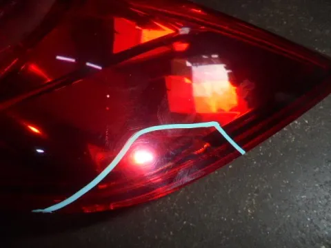 Φανάρι Πίσω Δεξί (Ραγισμένο) για RENAULT CLIO (2013 - 2016) Hatchback - 5dr  - 