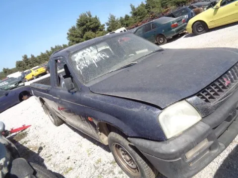 Τροπέτο Αμάξι κομπλέ με Κινητήρα Χωρίς Σασμάν με Άξονα Πίσω για MITSUBISHI L200 (1999 - 2001) (K60T) (K70T) Pick-Up - 2WD - Μονη Καμπίνα 2000 4G63 petrol 122 *ΔΒ*