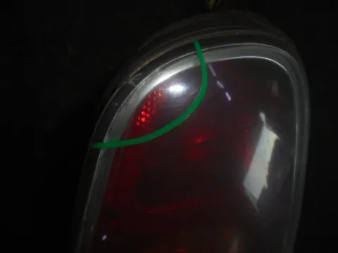 Φανάρι Πίσω Δεξί (Κίτρινο Φλας) (Ραγισμένο) για MINI MINI COOPER (2002 - 2004) Hatchback - 3dr (R50) , (2004 - 2006)  - 