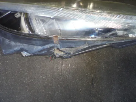 Φανάρι Εμπρός Δεξί Χρώμιο Με Σπασμένη Β΄άση για MITSUBISHI COLT (2005 - 2008 ) (CZ)  - 