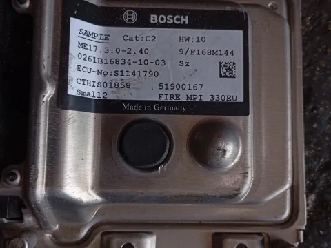 Εγκέφαλος Κινητήρα 0261B168341003 για FIAT 500 (2012 - ) (L)  Εγκέφαλος Κινητήρα 0261B168341003 για FIAT 500 (2012 - ) (L)