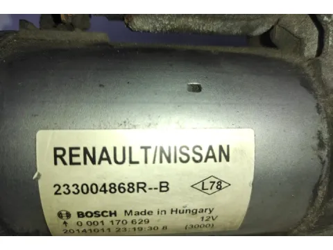 Μίζα 233004868R--B , 233004868RB για RENAULT CAPTUR (2014 - 2016)  -  Μίζα 233004868R--B , 233004868RB για RENAULT CAPTUR (2014 - 2016)  -