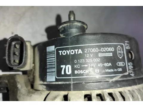 Δυναμό - Εναλλάκτης 27060-02060 , 2706002060 για TOYOTA CARINA (1992 - 1995) E (T190) Liftback - 5dr , (1996 - 1997) E (T190) - 
