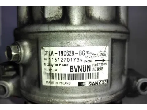 Συμπιεστής A-C (Κομπρέσορας) cpla-19d629-bg , cpla19d629bg για LANDROVER RANGE ROVER EVOQUE ( 2012 - 2018 ) (L538) 2000cc Diesel (204DTD) 180hp 16v  - 