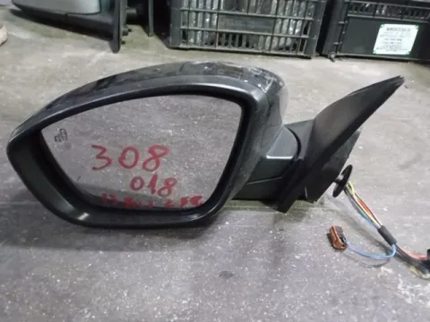 Καθρέπτης Εξωτερικός Αριστερός Ηλεκτρικός Θερμαινόμενος Ανακλεινώμενος Με Φλας Με Φώς Ασφαλείας 11+2pin για PEUGEOT 308 (2014 - 2017) Hatchback - 5dr 