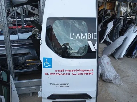 Πόρτα Πίσω Αριστερή Δίφυλλη Με Τζάμι (Ύψος: 1,90) για FORD TRANSIT CUSTOM (2013 - ) *Γ*