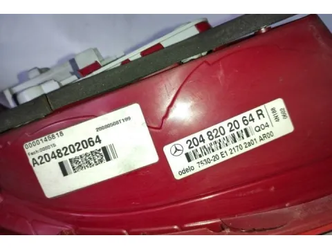 Φανάρι Πίσω Δεξί LED για MERCEDES C - CLASS (2012 - ) (W204) Sedan - 4dr - 