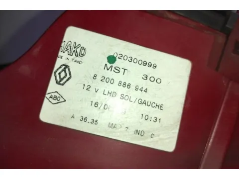 Φανάρι Πίσω Αριστερό για RENAULT CLIO (2009 - 2013) - 