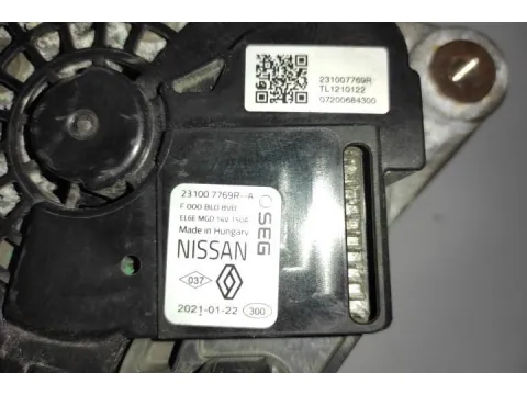 Δυναμό - Εναλλάκτης 231007769R--A , 231007769RA για RENAULT CLIO (2019 - 2023) (BF) Hatchback - 5dr  - 