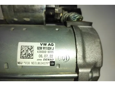 Μίζα 02M911024J για VW GOLF (2013 - ) Mk7 (5G) 1000 Petrol (DKR) TSI 116ps   - 