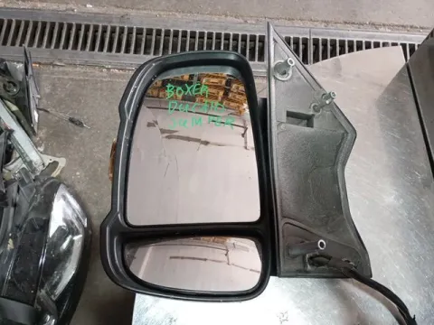 Καθρέπτης Εξωτερικός Αριστερός Ηλεκτρικός Θερμαινόμενος Με Σπασμένο Κρύσταλλο Και Σπασμένο  Φλάς   8+2pin  για FIAT DUCATO (2006 - 2014) Van , CITROEN JUMPER , PEUGEOT BOXER 