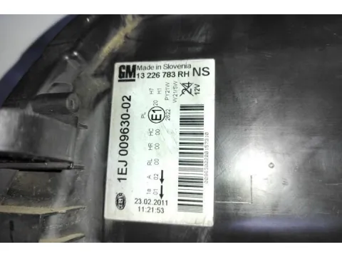 Φανάρι Εμπρός Δεξί για OPEL INSIGNIA (2008 - 2014) - 