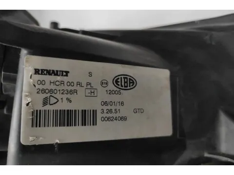 Φανάρι Εμπρός Αριστερό για DACIA SANDERO (2013 - 2016) , LOGAN (2014 - 2019 ) II (F  - 