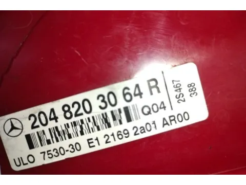 Φανάρι Πίσω Δεξί για MERCEDES C - CLASS (2007 - 2011) (W204) Sedan - 4dr - 