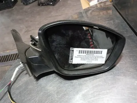 Καθρέπτης Εξωτερικός Δεξιός Ηλεκτρικός Θερμαινόμενος Με Φλας 6+5pin ( Xωρίς Καπάκι - Χωρίς Φλάς ) για PEUGEOT 2008 (2013 - 2019) 