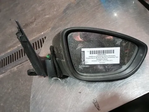 Καθρέπτης Εξωτερικός Δεξιός Ηλεκτρικός Θερμαινόμενος Με Φλας (Με Φώς Ασφαλείας ) 7pin ( Σπασμένο Φλάς )  για VW GOLF (2009 - 2013) Mk6 (5K1) 