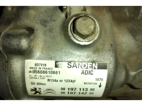 Συμπιεστής A-C (Κομπρέσορας) 98197113 , 98197142  για CITROEN JUMPER (2014 - ) Van  - 