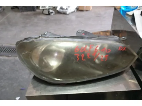 Φανάρι Εμπρός Δεξί Θολό  Μαύρο Φόντο για VW GOLF (2009 - 2013) Mk6 (5K1)  - 