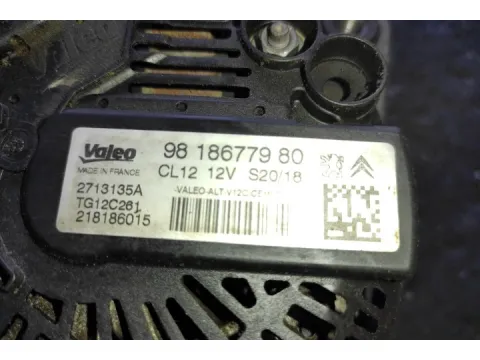 Δυναμό - Εναλλάκτης 9818677980  για PEUGEOT 2008 (2013 - 2019) MPV - ΠΟΛΥΜΟΡΦΙΚΑ - 5dr  - 