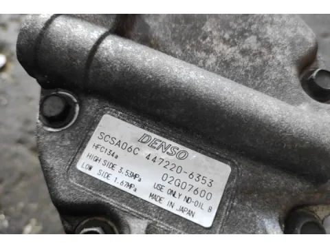 Συμπιεστής A-C (Κομπρέσορας) SCSA06C , 447220-6353 , 4472206353 για TOYOTA COROLLA VERSO (2001 - 2004) (E120) MPV - ΠΟΛΥΜΟΡΦΙΚΑ - 5dr  - 