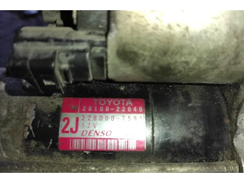 Μίζα  28100-22040 , 228000-7591 ,  2810022040 , 2280007591 για TOYOTA MR2 (2000 - 2002) (W30) Roadster - 2dr  - 