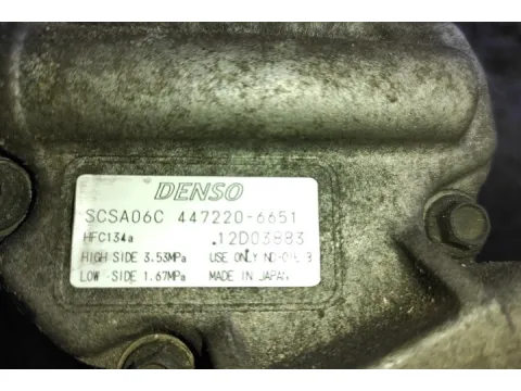 Συμπιεστής A-C (Κομπρέσορας) 447220-6651 για TOYOTA YARIS (2003 - 2005) (XP10) Hatchback - 5dr (VNKKL123X0A)  - 
